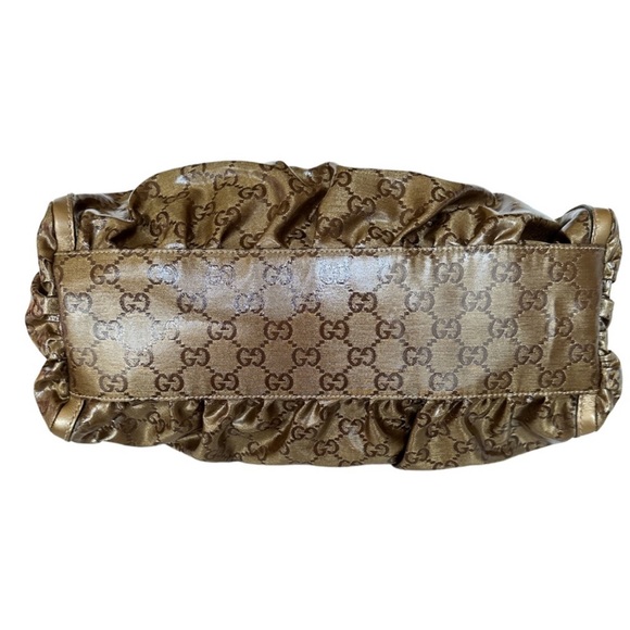 Authentic Gucci D-Ring Gold Hobo Bag - Picture 7 of 9